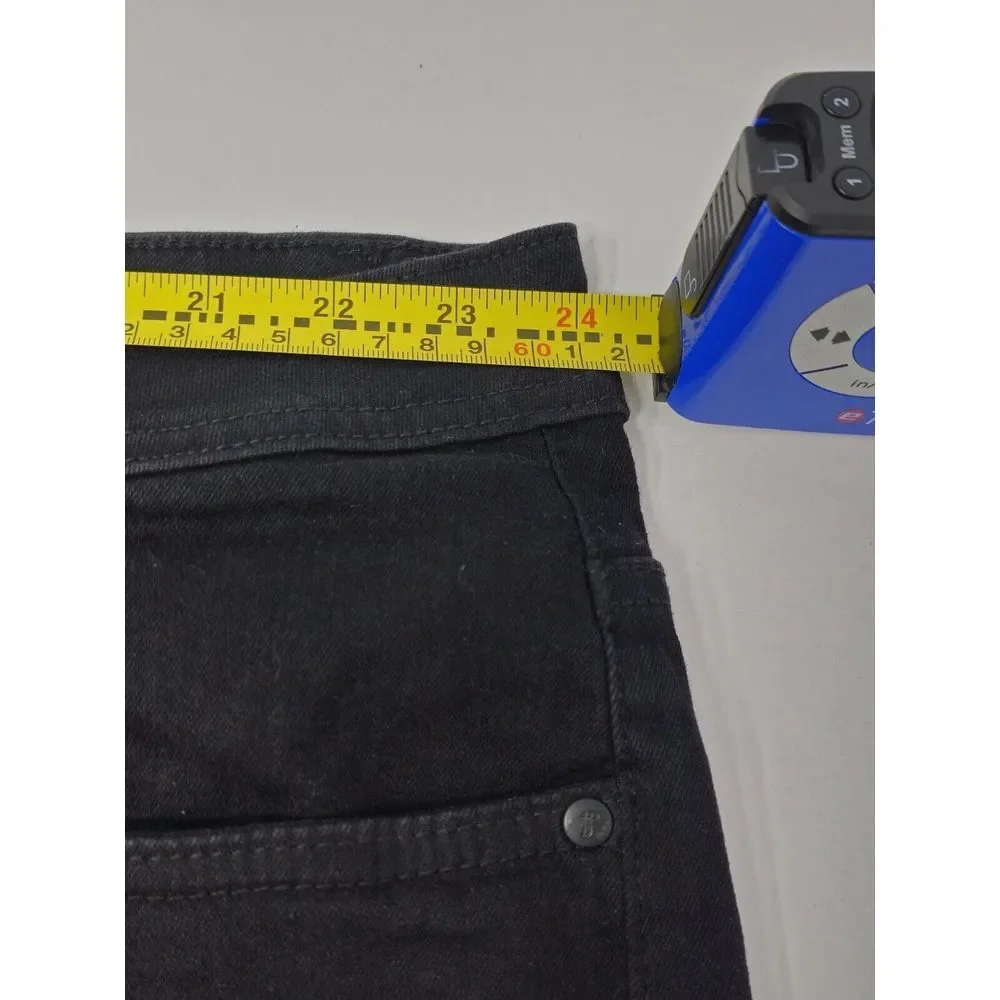 NWT The Perfect Jean NYC Sz 48 Athletic Fit Bandit Black Jean Stretch 36